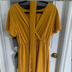 Yellow dress, never worn.